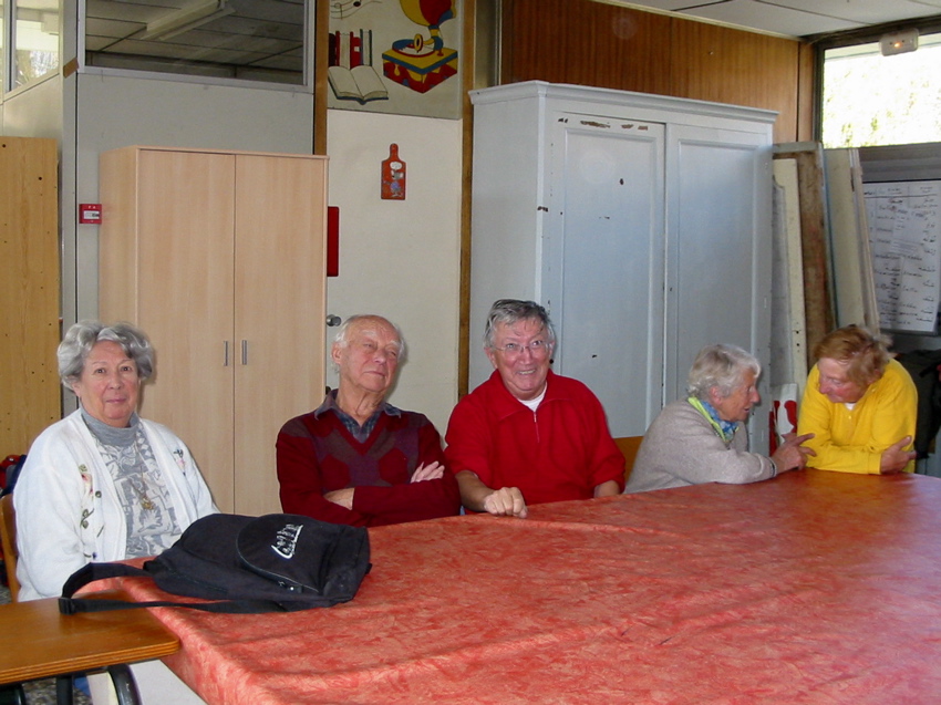 Jeanine, Jacques, Daniel, Nicole et Galinette.