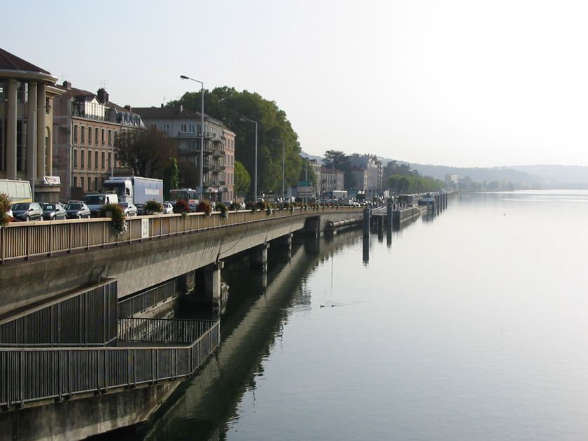 Sur les quais de Vienne