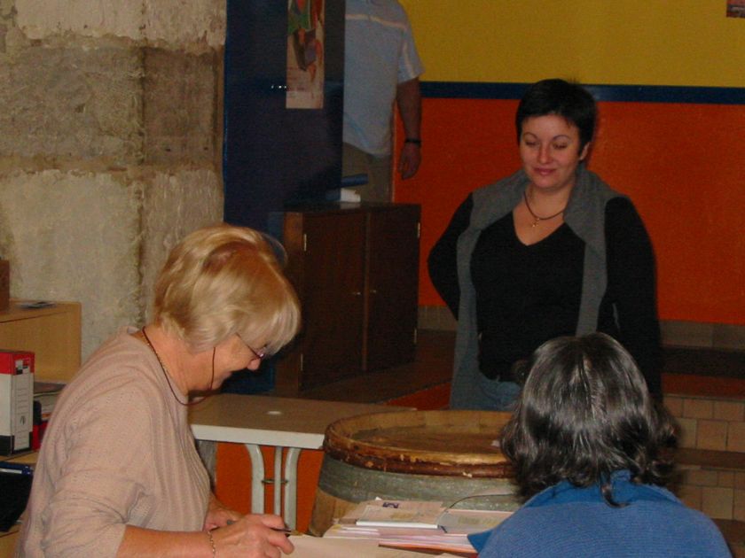 AJ de Vienne d©part, les deux responsables