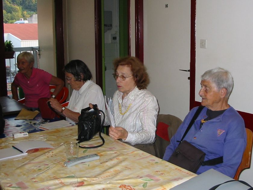 R©union Comit© directeur 14/10/2008 Misette, Yvette et Geo