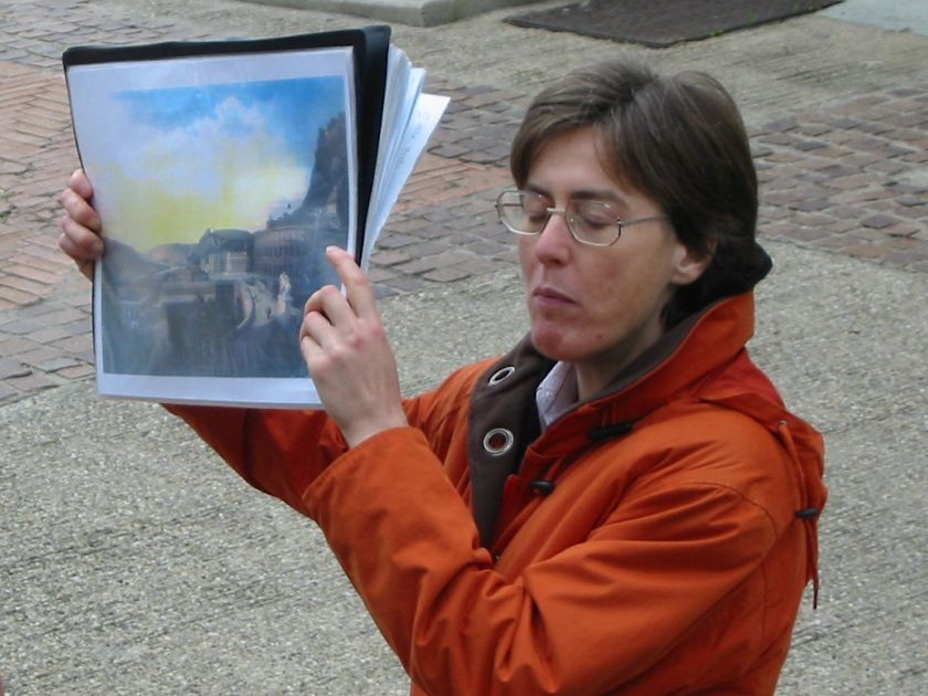 Vienne, le mur peint du th©¢tre