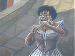 Vienne, le mur peint du th©¢tre, Dee dee Bridgewater