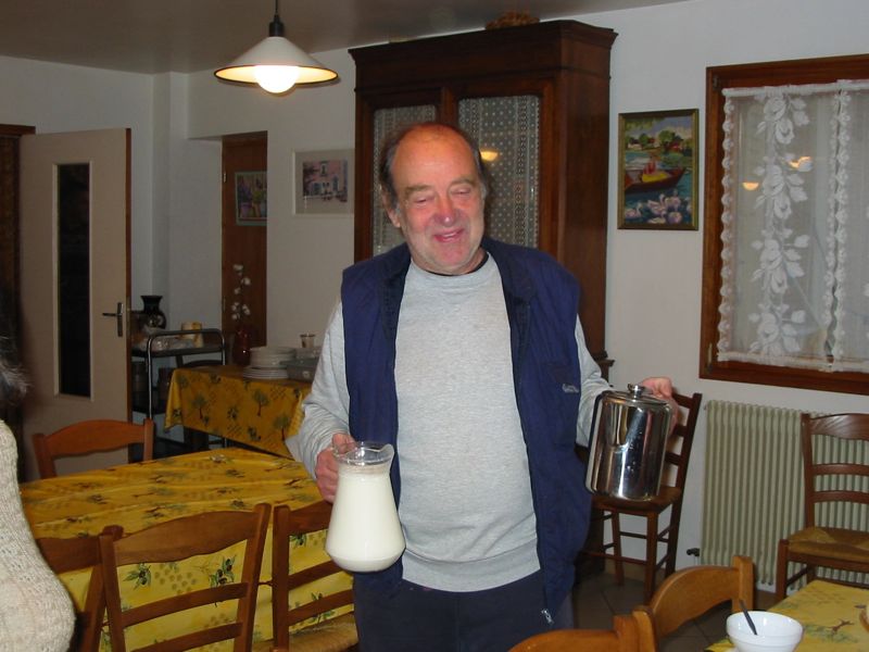 Dernier petit d©j avec notre chef