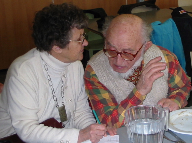 Micheline et Jean-Lou en conversation