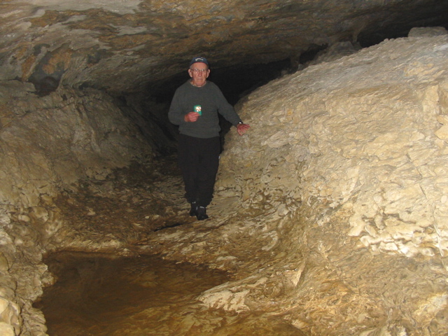 Grotte de Prérouge retour Béton