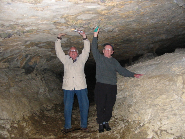 Grotte de Prérouge retour William et Béton