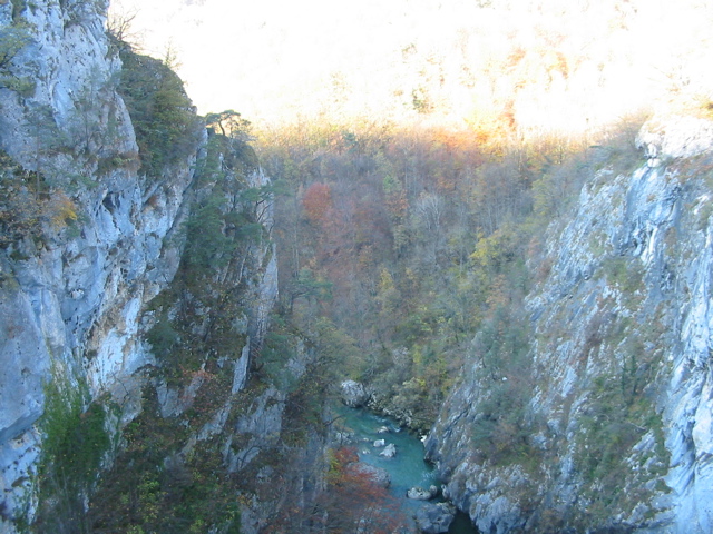 Pont de l'abîme sur le Chéran panor. ouest