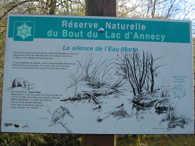 Réserve bout lac Panneau 1